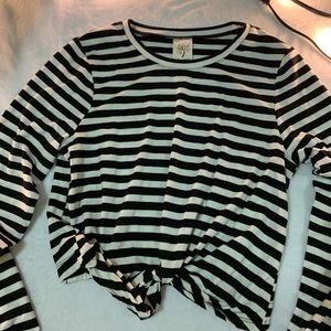 Long sleeve striped shirt